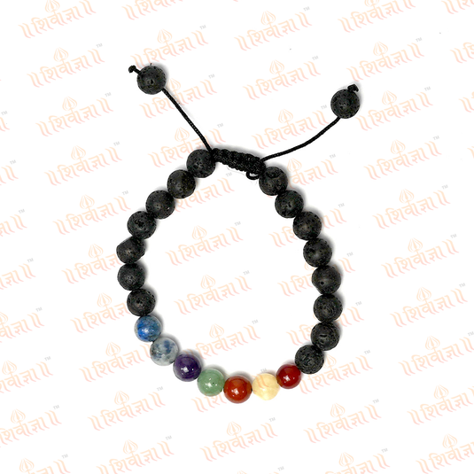 Lava 7 Chakra's Bracelet