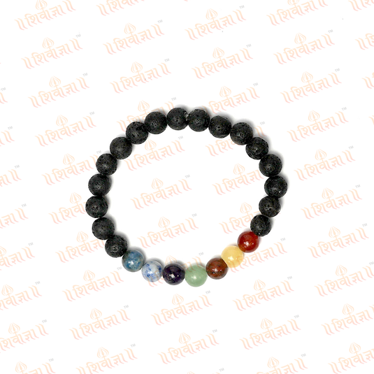 Lava 7 Chakra's Bracelet